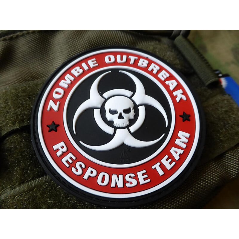 JTG Zombie Outbreak Response Team 3D Rubber Patch - Full Colour