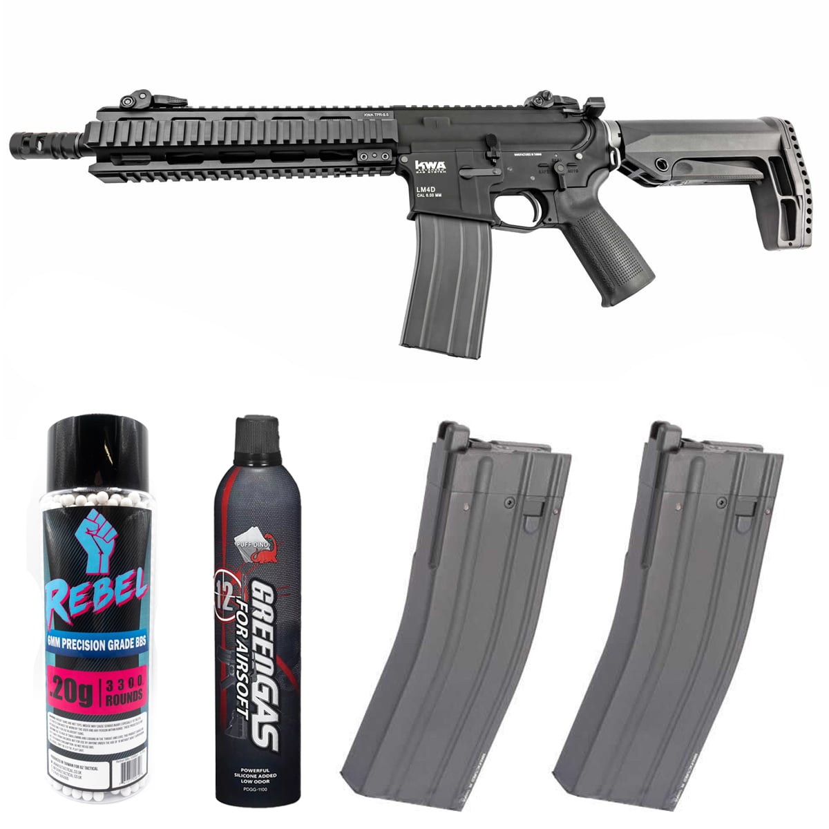 KWA LM4D LE M4 GBBR Bundle