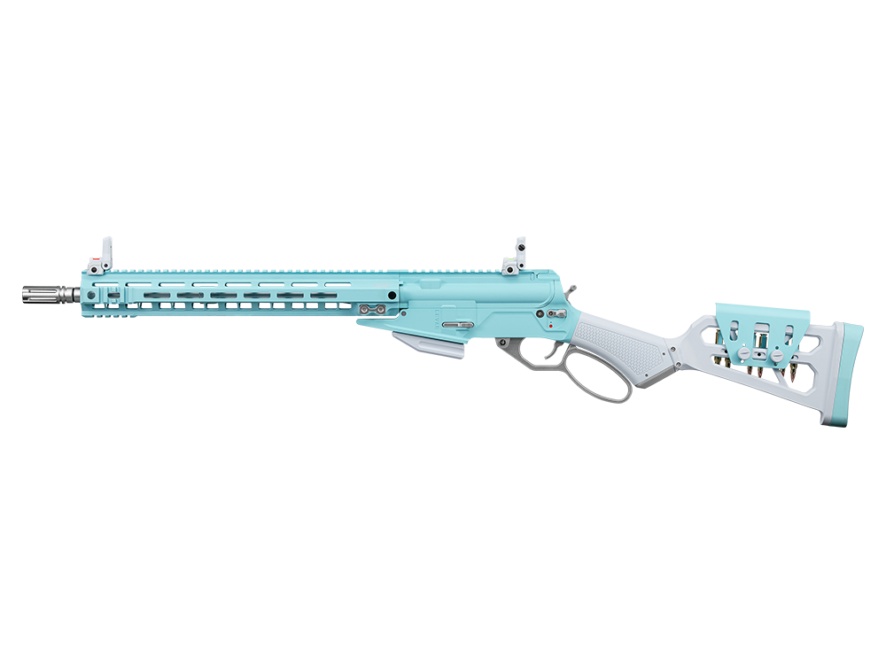 G&G LevAR 15" Gas Powered Lever Action Rifle - Macaron Blue