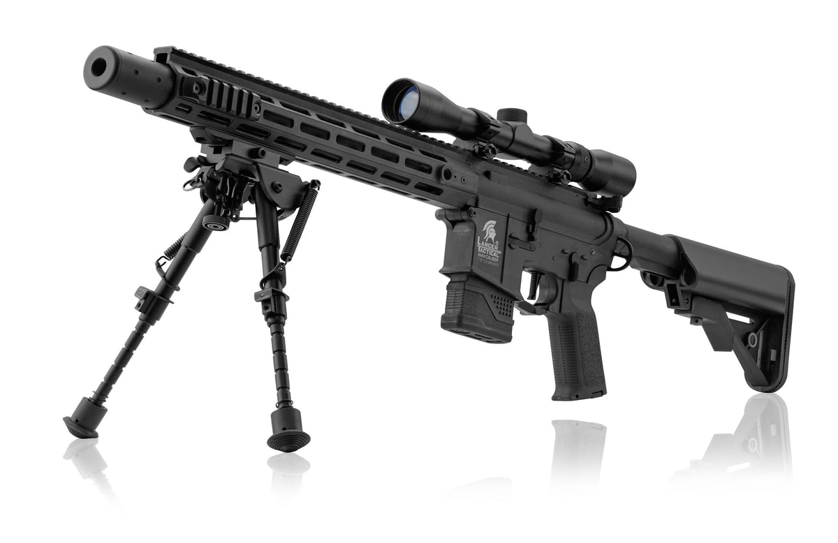 Lancer Tactical Replica LT-32 DMR Style - Black (Complete Pack)