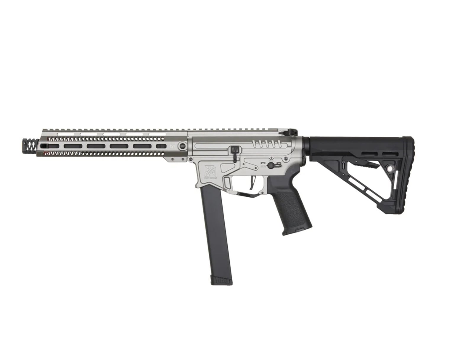 Zion Arms PW9 MOD.1 - Long Handguard - Silver