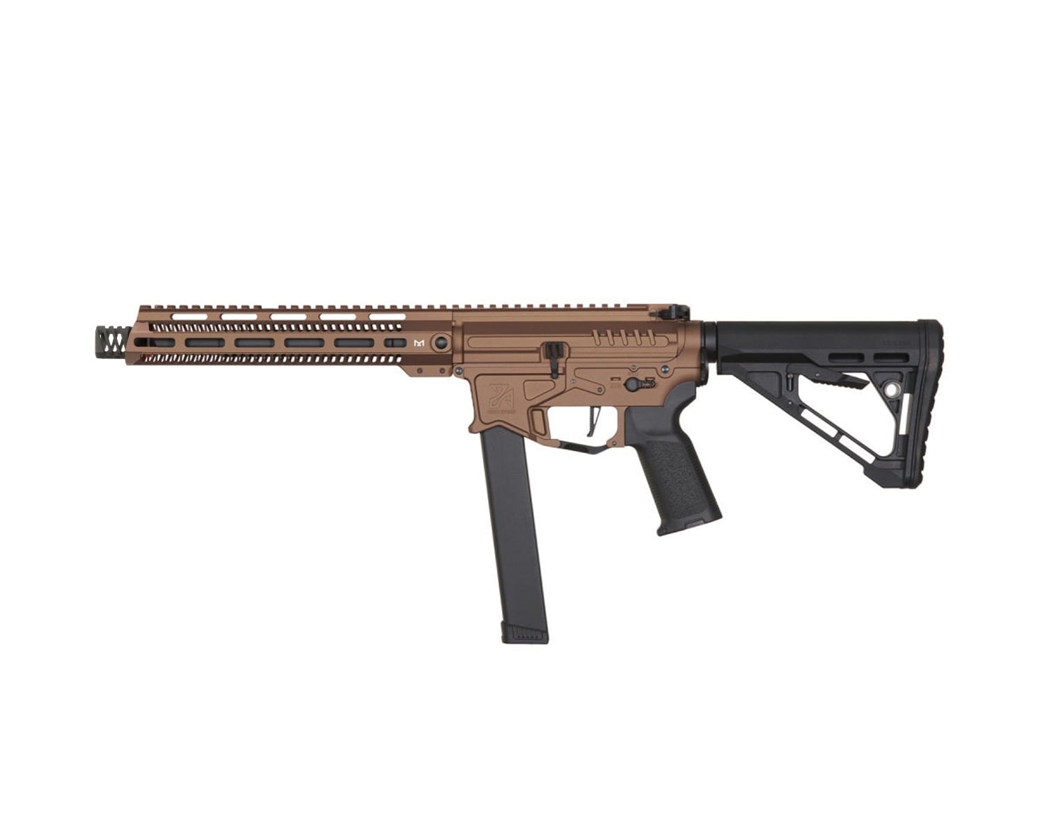Zion Arms PW9 MOD.1 - Long Handguard - Bronze