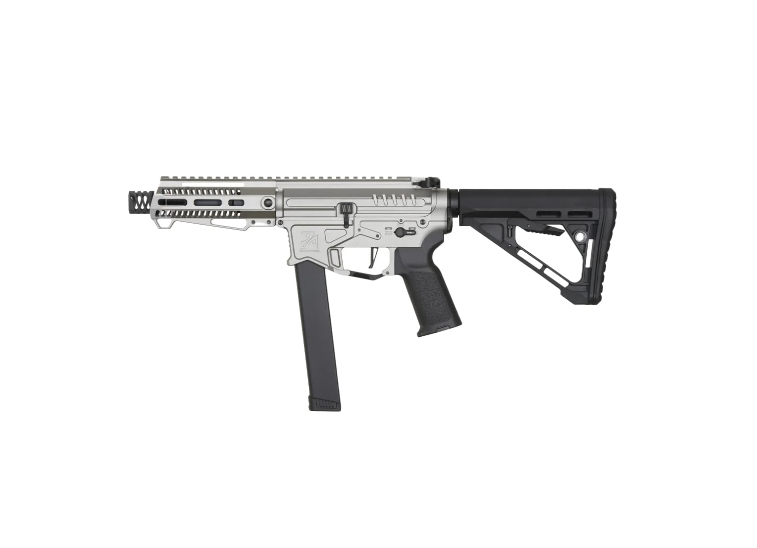 Zion Arms PW9 MOD.1 - Short Handguard - Silver