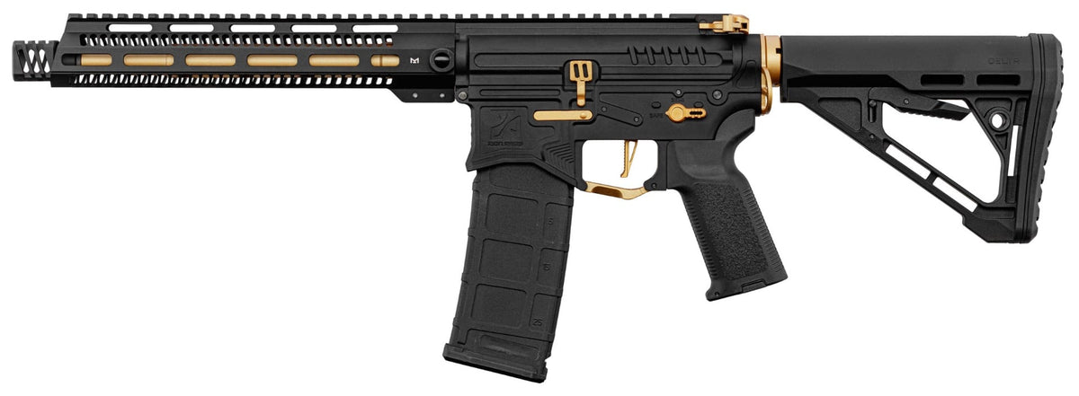 Zion Arms R15 Mod 1 - Long Hand Guard - Black/Gold