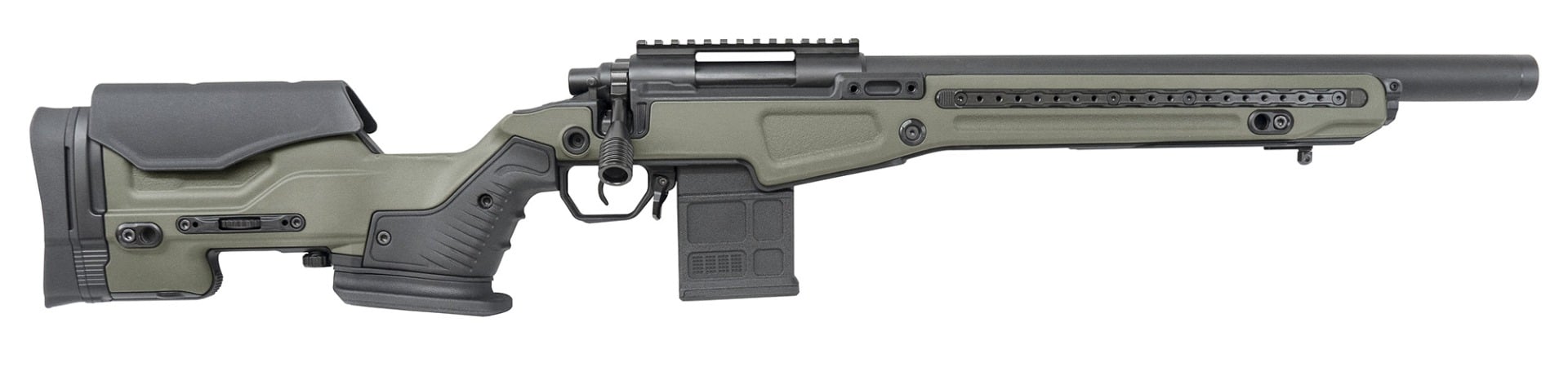 Action Army AAC T10 SHORT Spring Bolt Action Sniper Rifle - Olive Drab