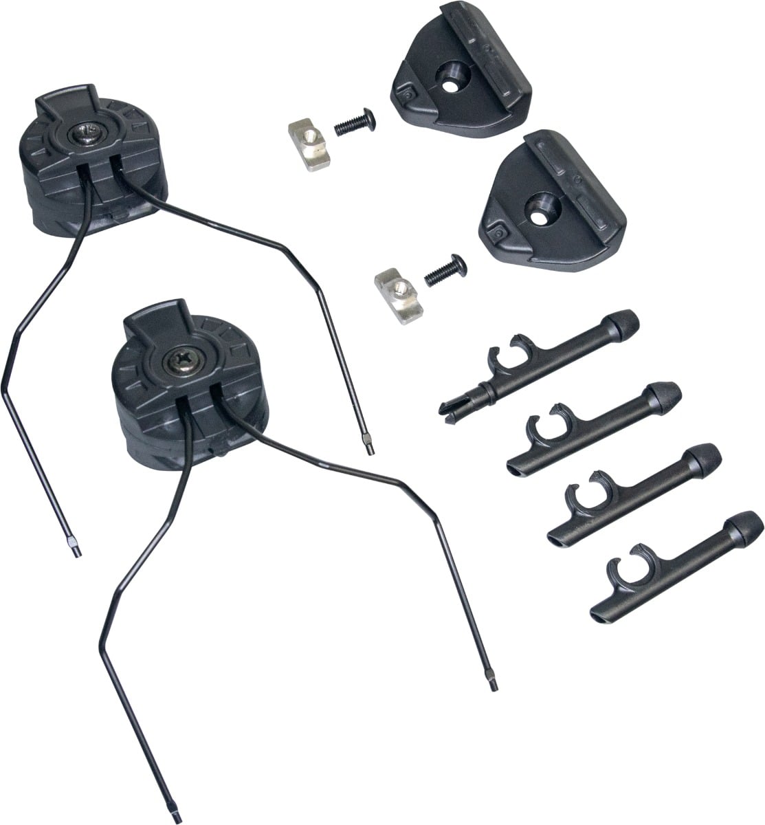 Earmor M13 M-Lock Helmet Rails Adapter 3M Peltor - Black