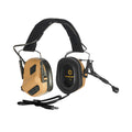 Earmor M32 Plus Tactical Headset With Mic-Coyote Brown