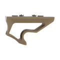 Rebel CNC Keymod Short Angled Skeleton Grip - Dark Earth