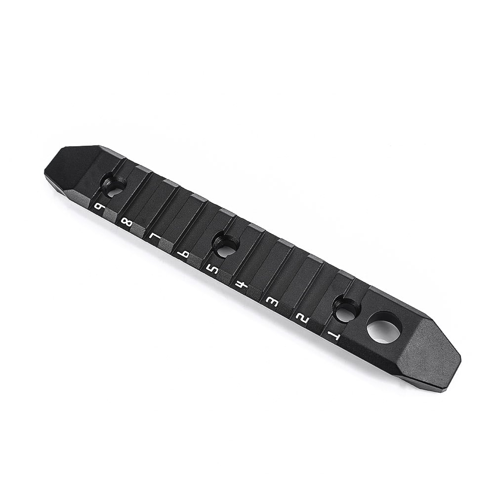 Rebel M-lok and Keymod Aluminum Rails (3, 5, 7, or 9 Slot)-9 Slots