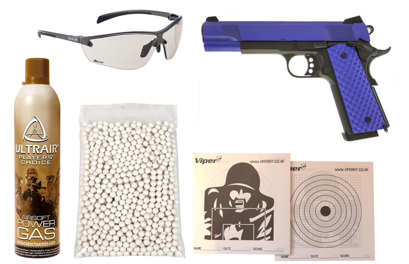 Raven MEU Dual Tone Airsoft Pistol Package
