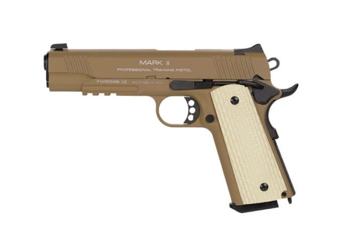KWA 1911 MKII PTP Gas Blowback Pistol - Dark Earth