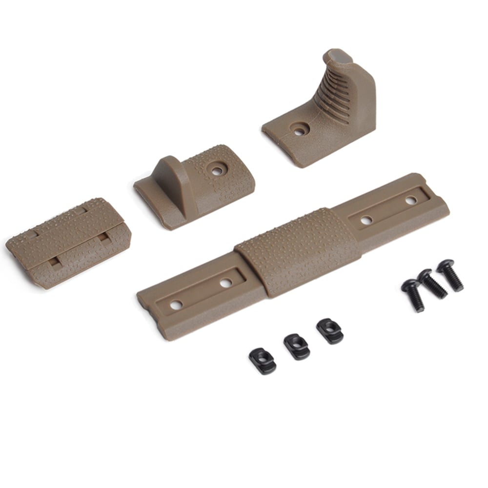 Rebel MLOK/KeyMod Hand Stop Kit - Dark Earth