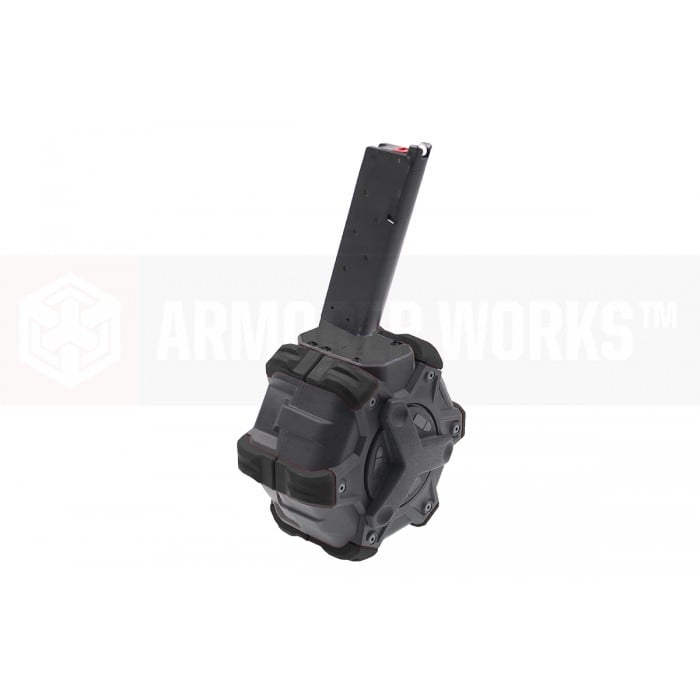 Armorer Works Custom Adaptive Drum Magazine -  Black - 1911/NE Series