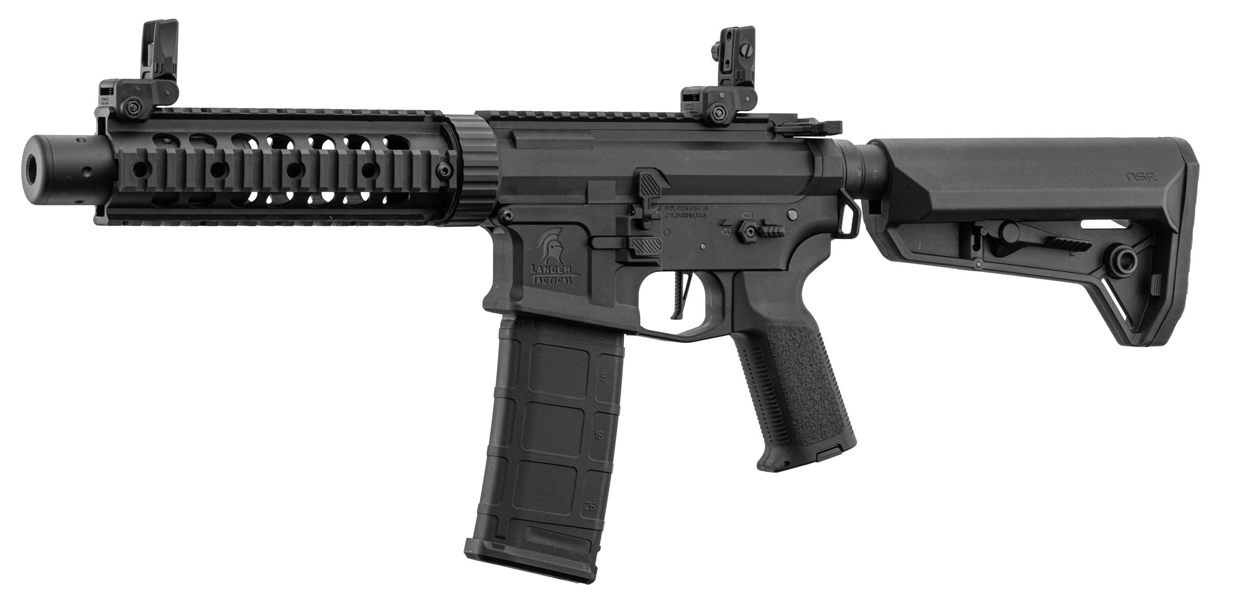 Lancer Tactical LT-15 GEN2 AEG NSR Black Complete Pack