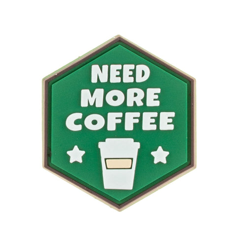 Sentinel Gear Need More Coffee Hexagon Patch