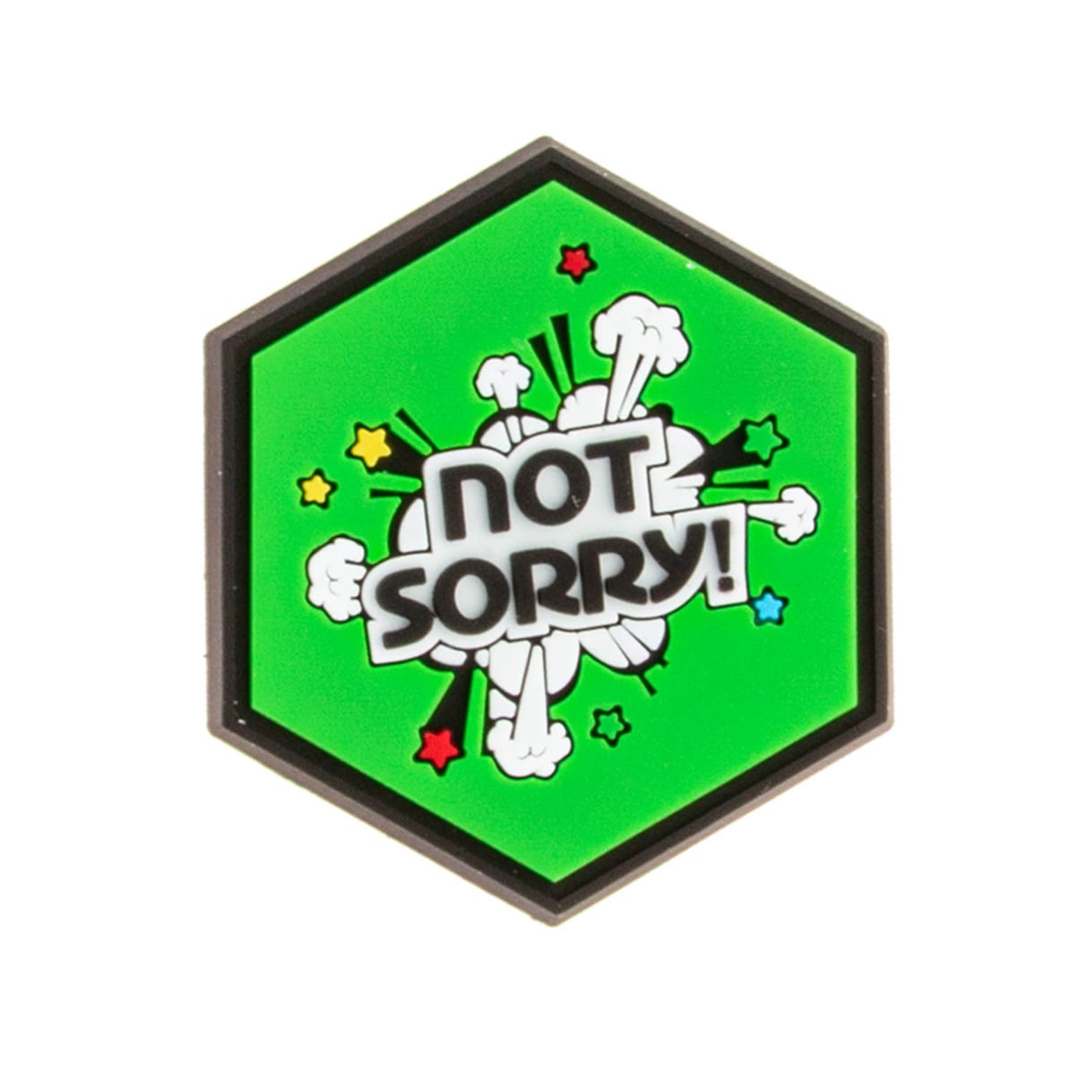 Sentinel Gear Not Sorry Green Hexagon Patch