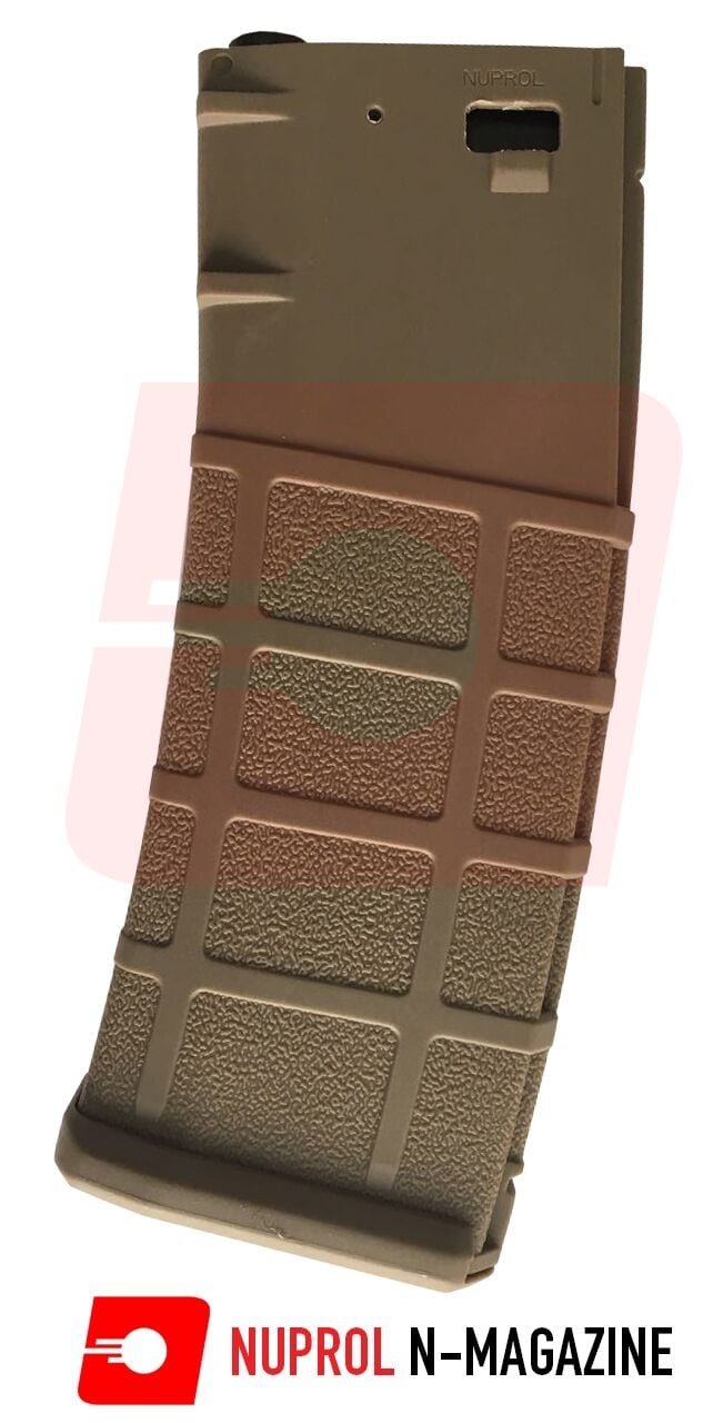 NUPROL N-MAG HIGH-CAP MAG 350RND - TAN