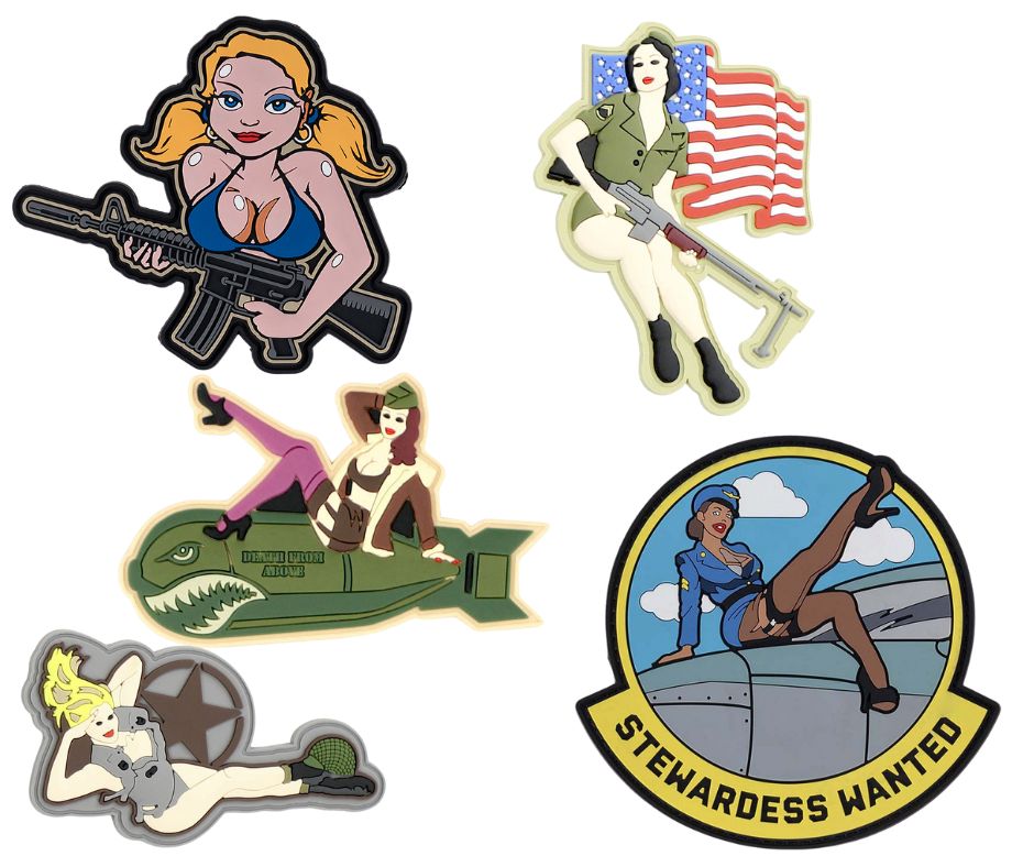 Buy Any 5 Patches, Get the Cheapest Free (Themed Packs)-Pinups