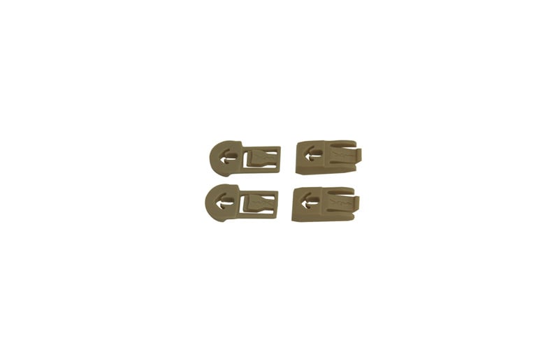 Wiley X NERVE/SPEAR RAS ARC Rail Clip and Bar - Tan