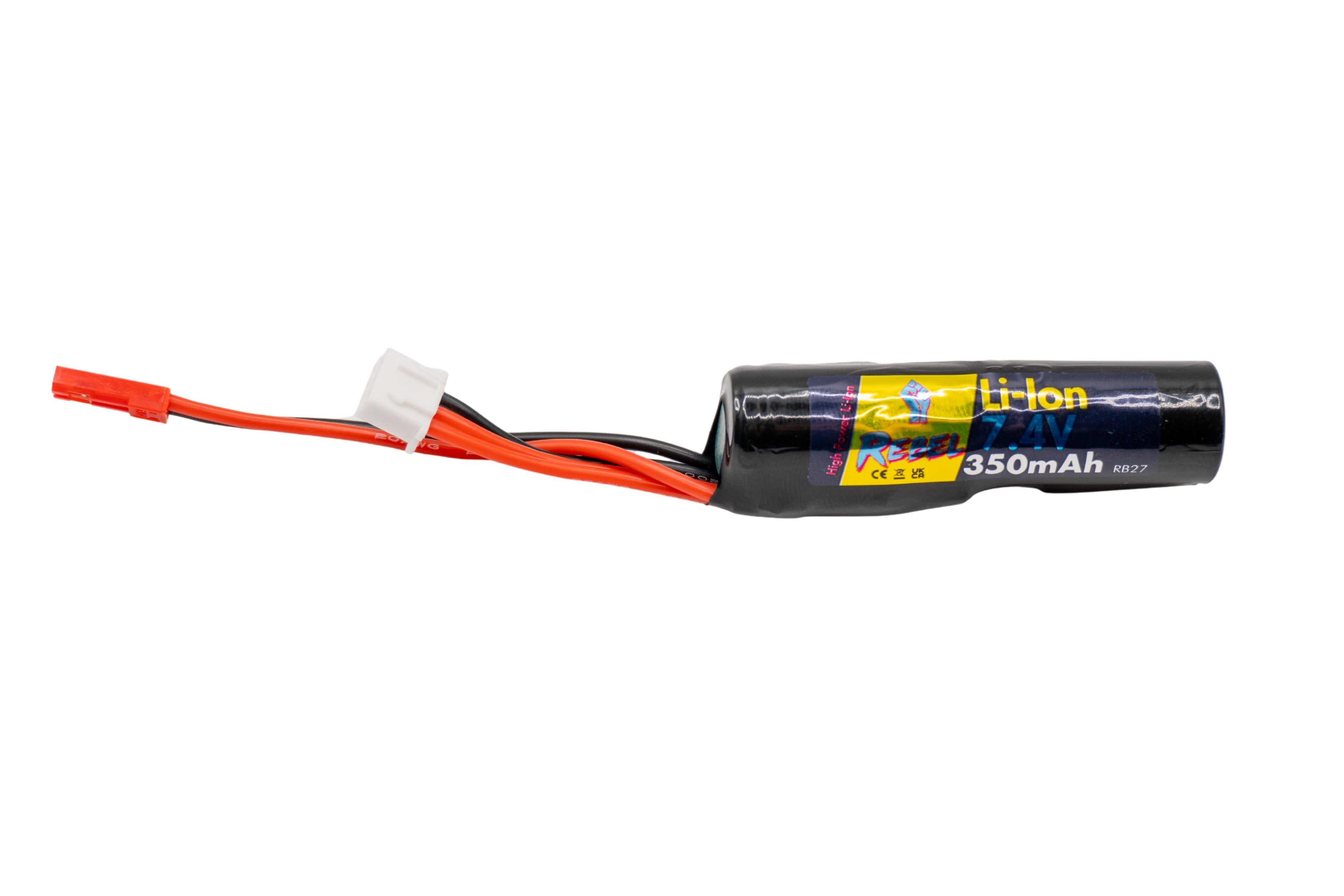 Rebel Battery - 350mAh Li-lon 7.4V HPA Micro - JST