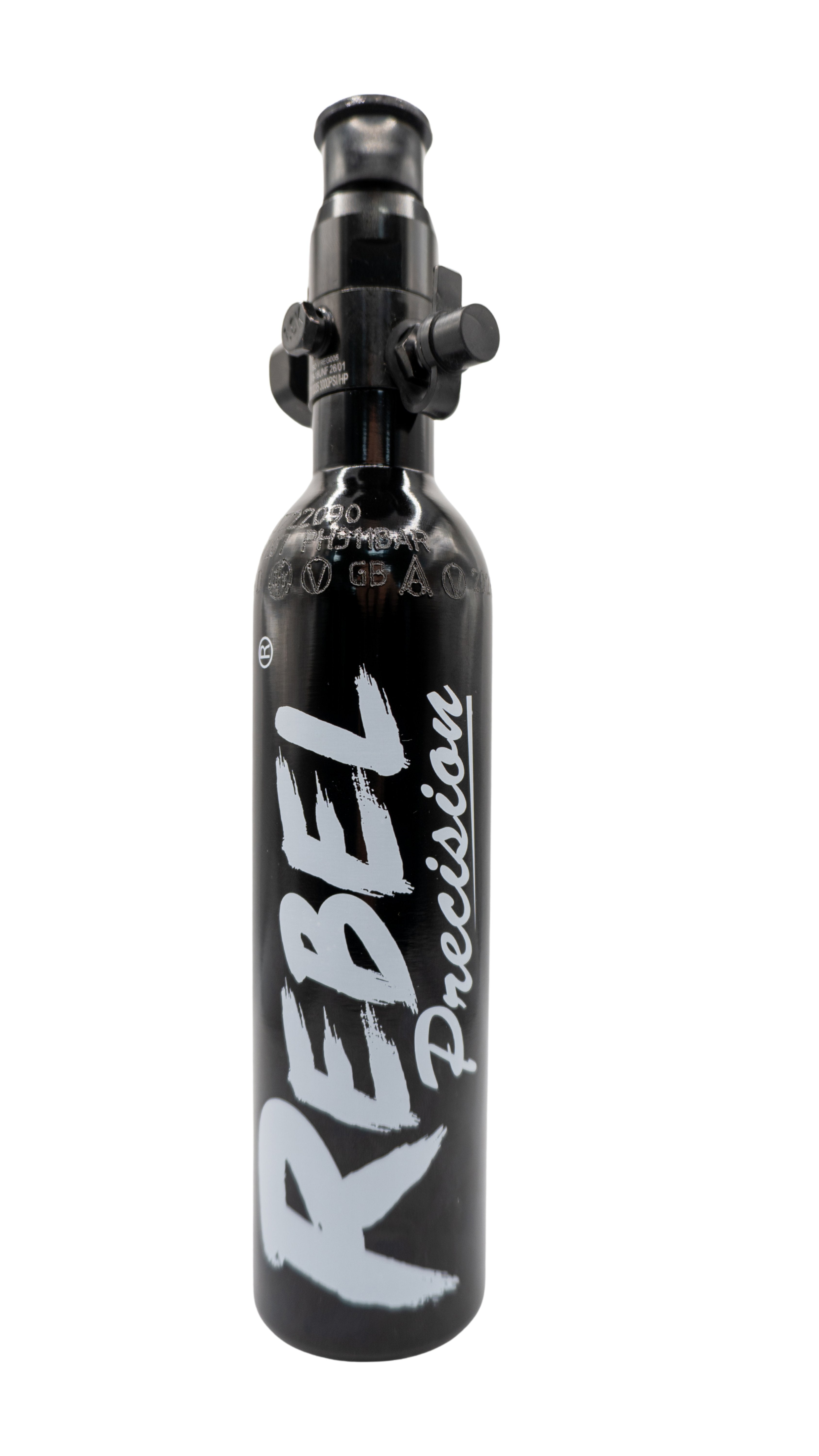 Rebel 13ci 3K Aluminum HPA Tank w/ Regulator - Black (Empty)