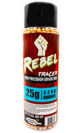 Rebel Precision 6mm Red Tracer BBs 3300ct Bottle - 0.25g