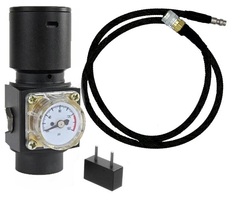 Balystik HPR800C V2 Regulator and Balystik Deluxe Line 100cm - Black
