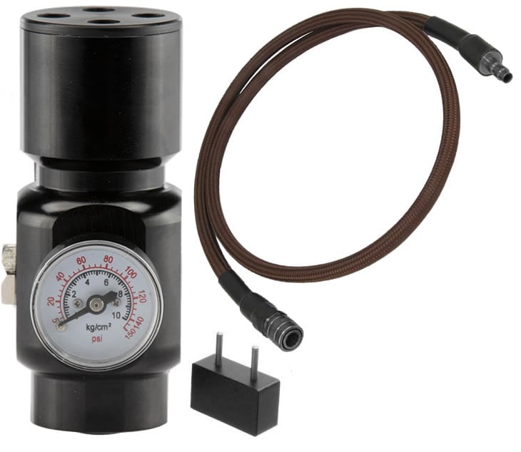 Balystik HPR800C V2 Regulator and Balystik Deluxe Line 100cm - Brown