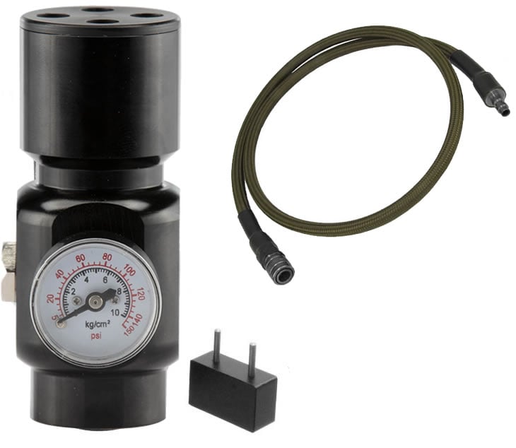 OXYGEN GEN2 HPA Regulator and Balystik Deluxe Line 100cm - Olive Drab