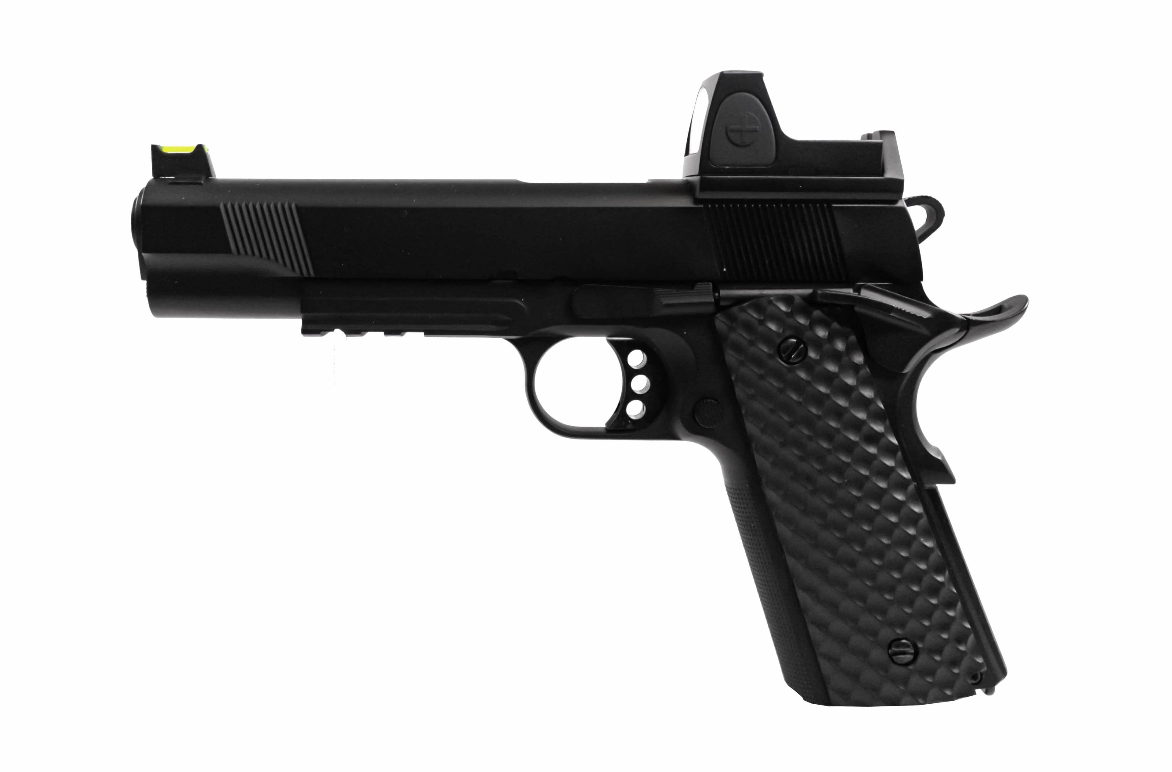 Raven MEU Railed Black Gas Blowback Pistol + BDS