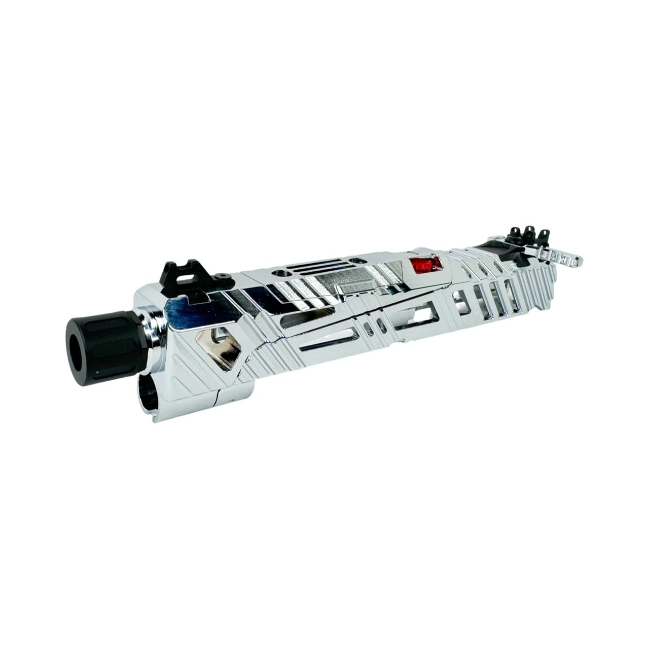 CTM Superline Split Slide for TM Hi-Capa 4.3 - Chrome (inc. Short Stroke Kit, 14mm CCW Muzzle, Enhanced Nozzle Spring, etc)