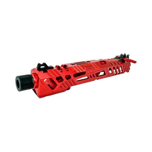 CTM Superline Split Slide for TM Hi-Capa 5.1 - Red (inc. Short Stroke Kit, 14mm CCW Muzzle, Enhanced Nozzle Spring, etc)