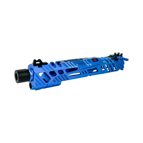 CTM Superline Split Slide for TM Hi-Capa 5.1 - Blue (inc. Short Stroke Kit, 14mm CCW Muzzle, Enhanced Nozzle Spring, etc)