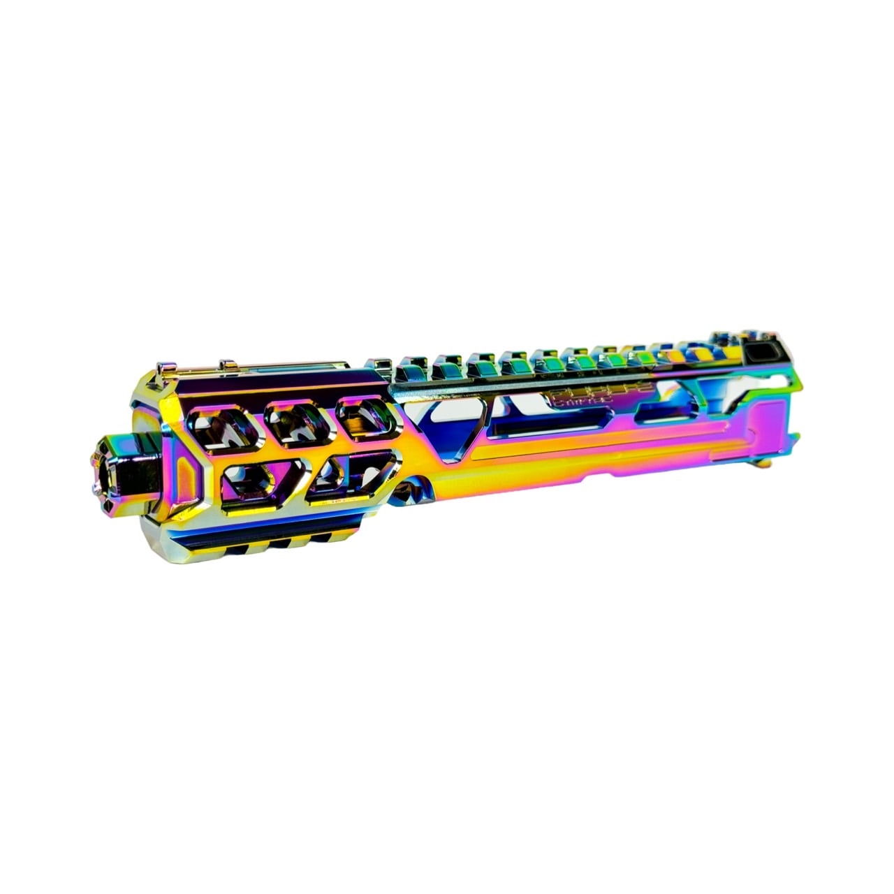 CTM AAP-01/C FUKU-2 CNC UPPER SET - Short Cutout version V2 - Electroplated Rainbow