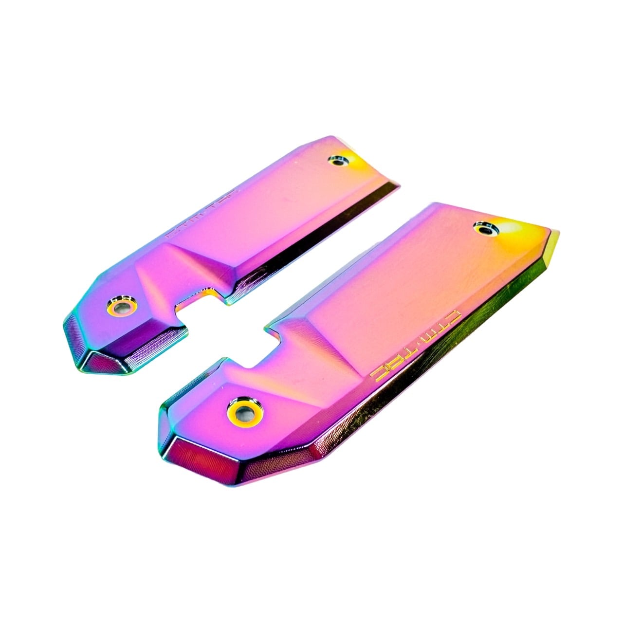 CTM AAP-01 Fuku-2 Frame CNC Aero Side Panel Type-B - Electroplated Rainbow