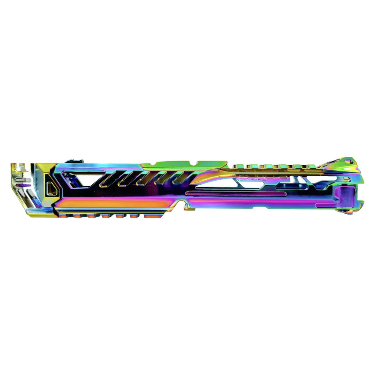 CTM AAP-01/C FUKU-2 CNC UPPER - Shark Cutout - Electroplated Rainbow