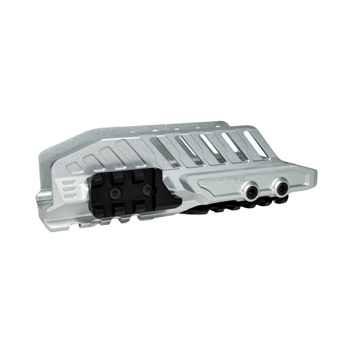 CTM CNC Extended Rail Blast Shield for TM Hi-Capa (Long) - Silver