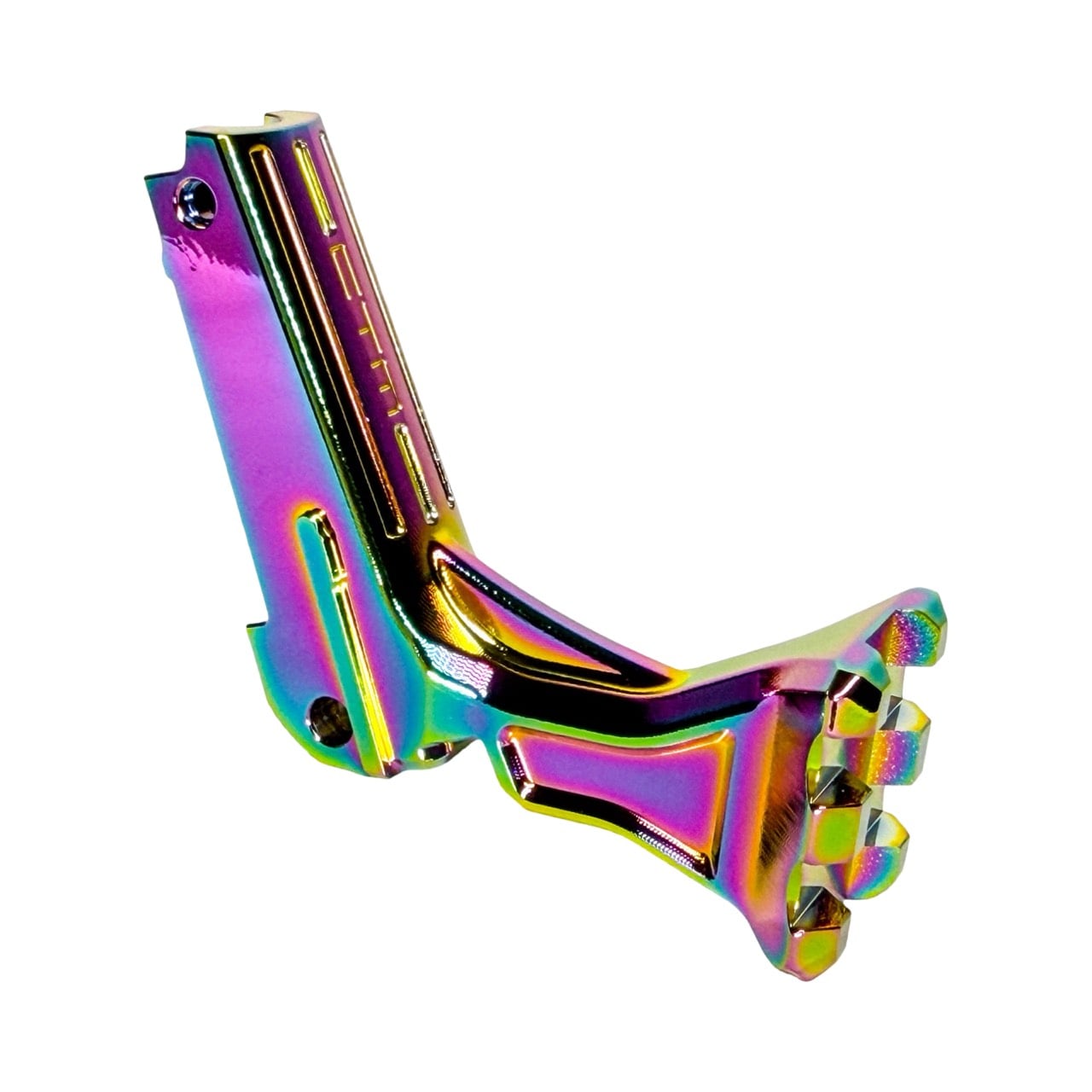 CTM CNC UnderMount Picatinny Stock Adapter for Hi-CAPA - Electroplated Rainbow