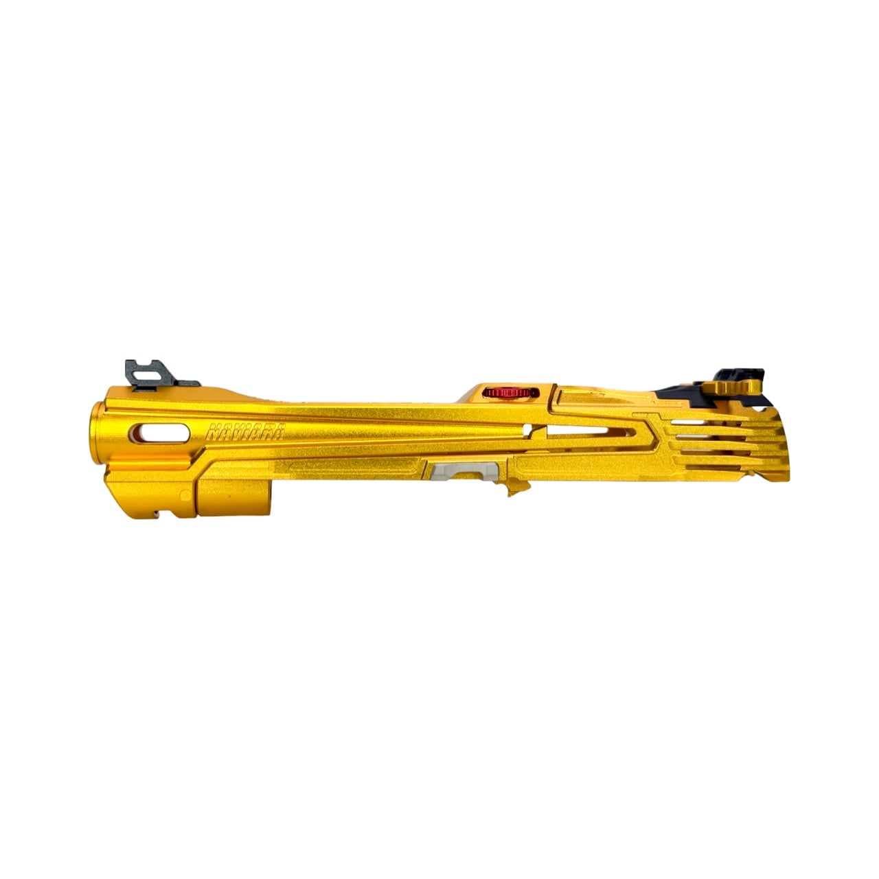 CTM Naviara TM Hi-Capa 5.1 CNC Split Slide - Gold (Inc. Enhanced Nozzle, Short Stroke Kit, Springs + More)