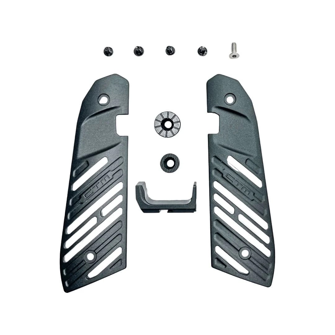 CTM Fuku-2 Frame CNC Aluminium Accessories Full Set (AAP-01/C) - Black