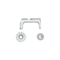 CTM FUKU-2 Frame CNC Magazine Release Set - Silver (AAP-01/C)