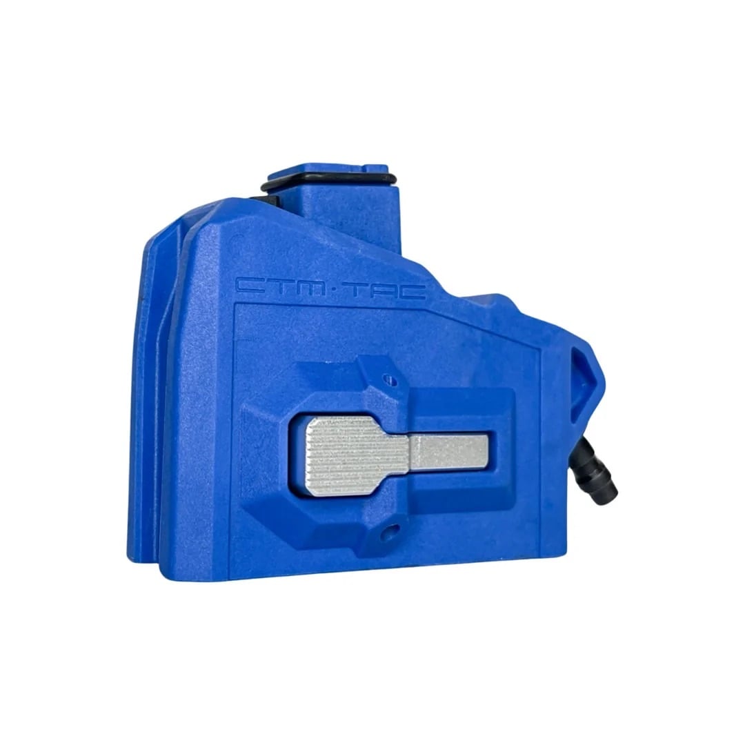 CTM AAP-01/C HPA M4 Magazine Adapter (also fits G/EU Series) - Blue/Silver