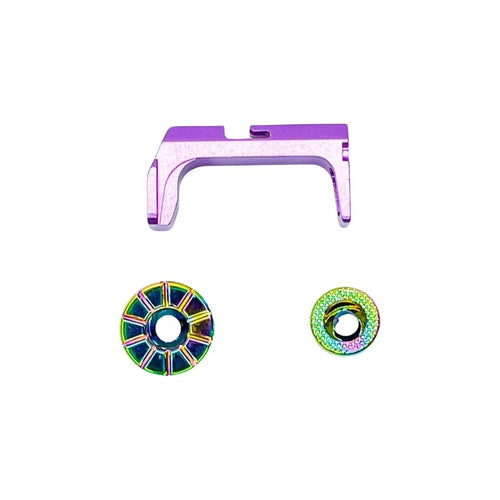 CTM FUKU-2 Frame CNC Magazine Release Set - Electroplated Chameleon (AAP-01/C)