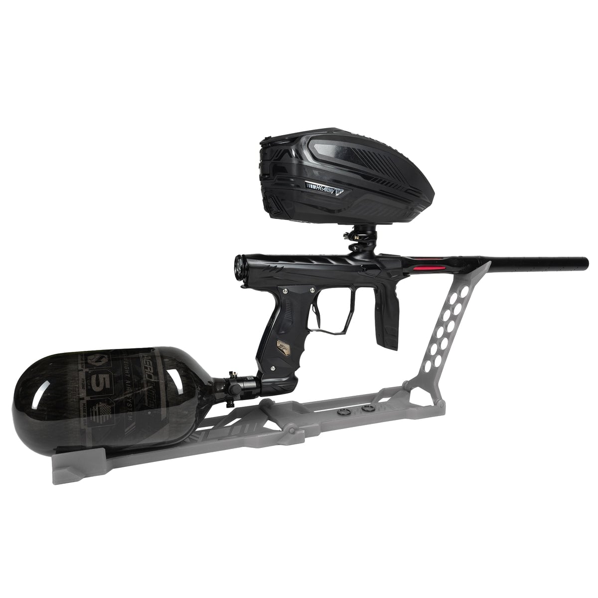 Hk Army Joint Folding Gun Stand - Silver