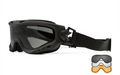 Wiley X SPEAR Dual Lens - Matte Black Frame - Grey/Clear/Light Rust Shields