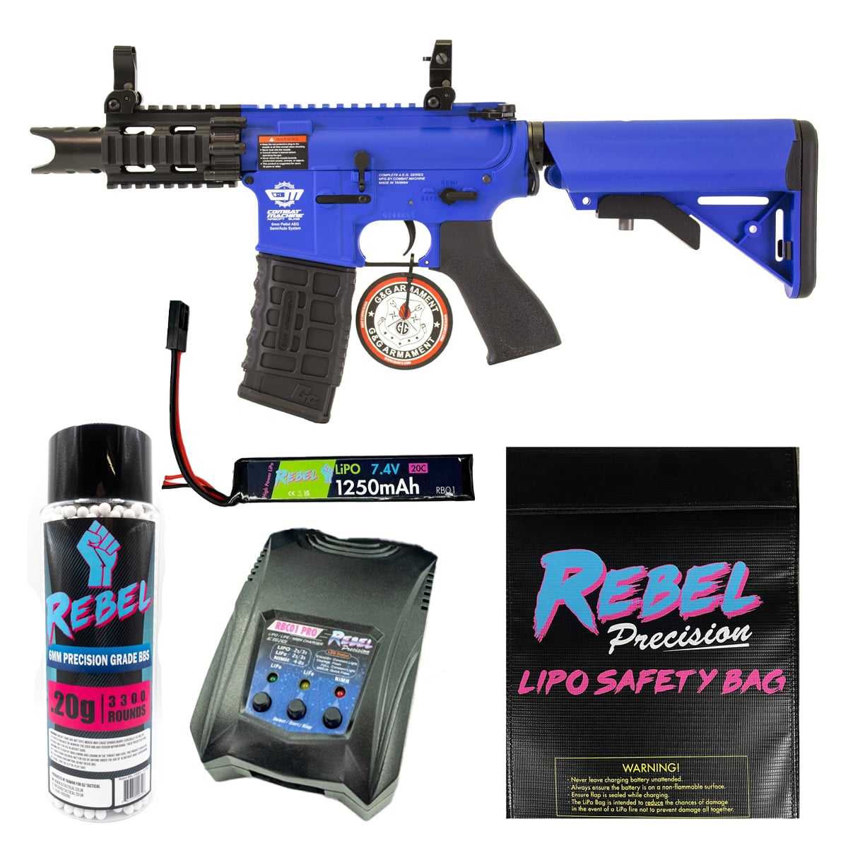 G&G Firehawk Starter Bundle (Two Tone Blue)