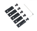 Rebel Angled KeyMod Cable Clips Set of 5-Black