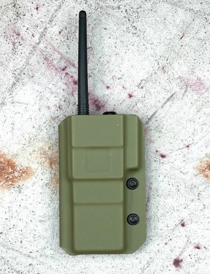 Deadly Customs Baofeng UV-5R Extended Radio Kydex Holster - Green