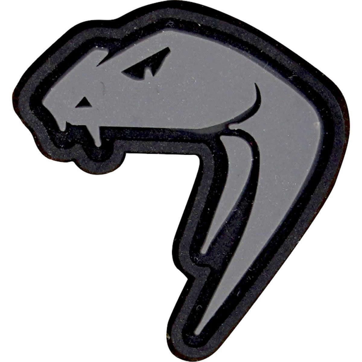 VIPER Rubber Logo Patch - Venom Titanium