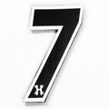 HK Rubber Number Patch - 7